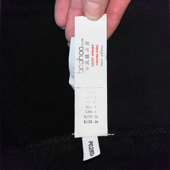 Boohoo | Black Denim Dress - Picture 12 of 13